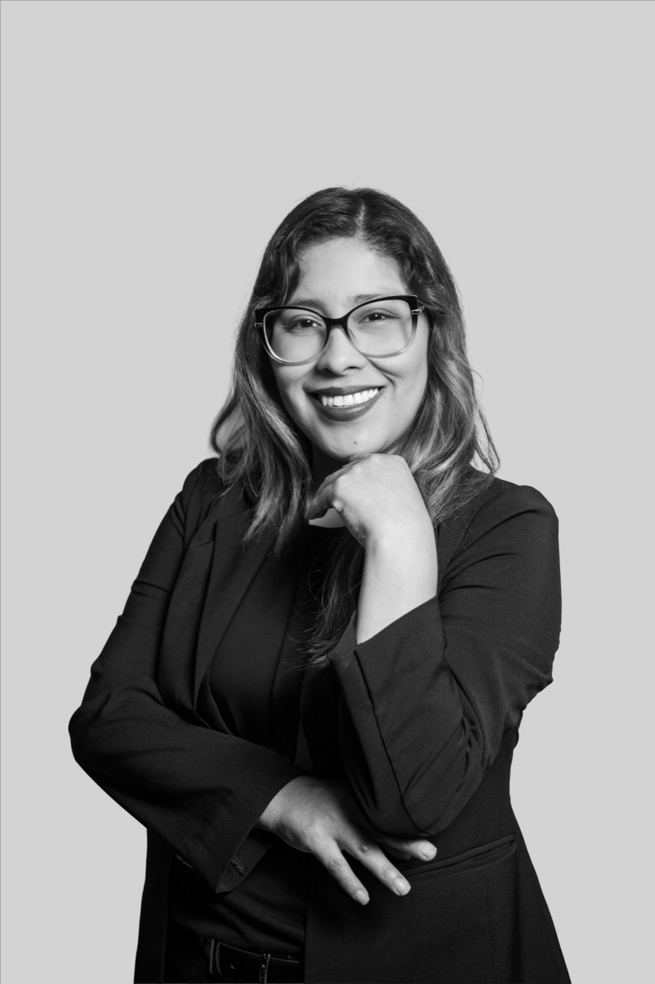 Retrato en blanco y negro del stand Black & White